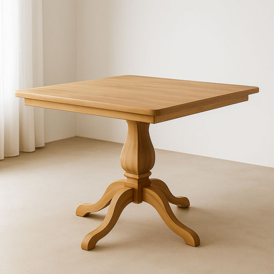Table Carrée en Bois Massif 80x80 cm